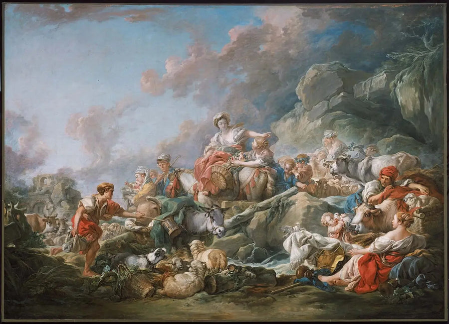 Markedsretur - François Boucher