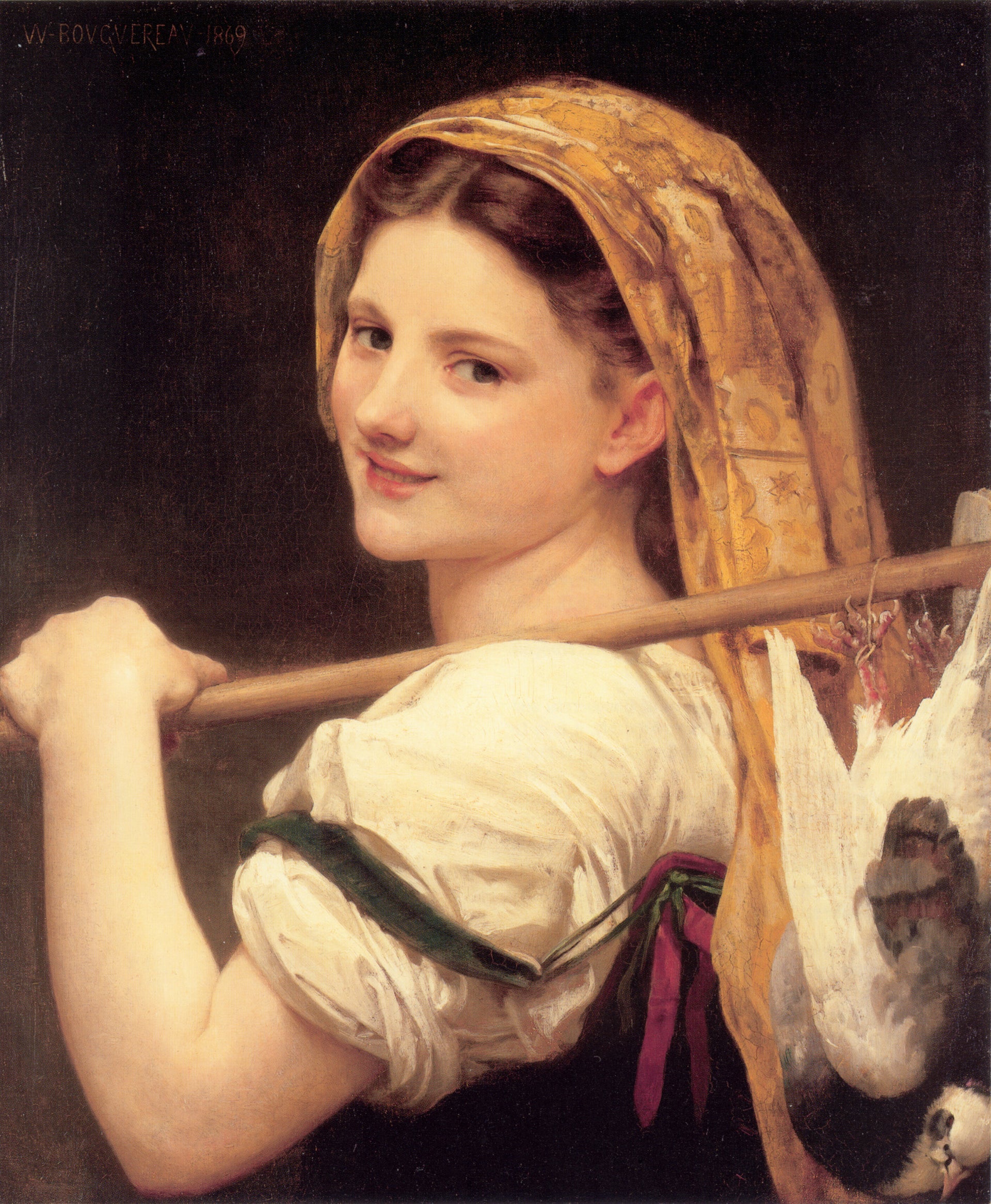 Le Retour du marché (1869) - Bouguereau