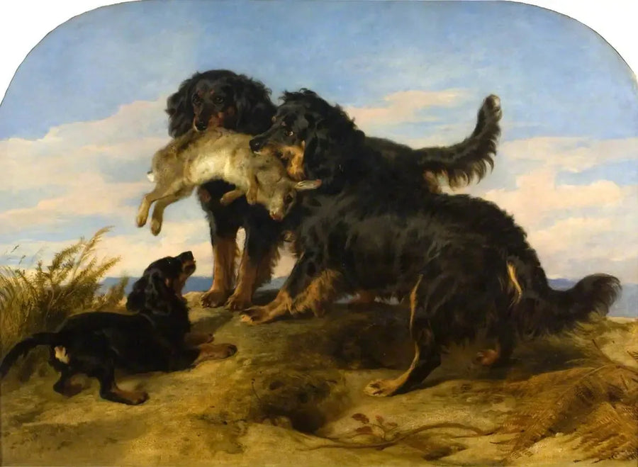 Retriever med en hare - Edwin Henry Landseer

Source:
Retrievers avec un lièvre - Edwin Henry Landseer