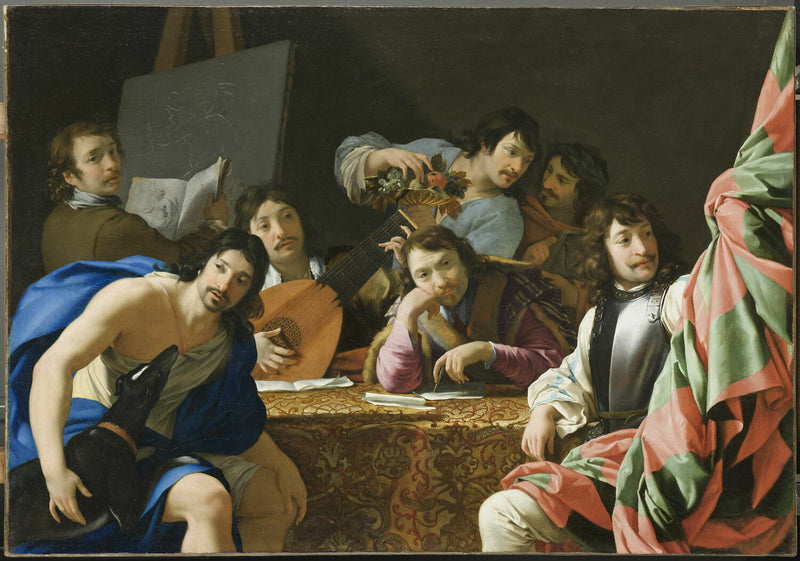 Vennskapsmøte - Eustache Le Sueur
