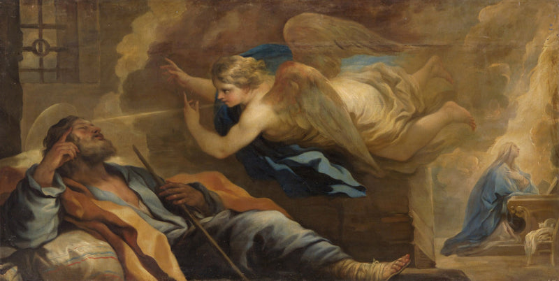 Saint Josephs drøm - Luca Giordano