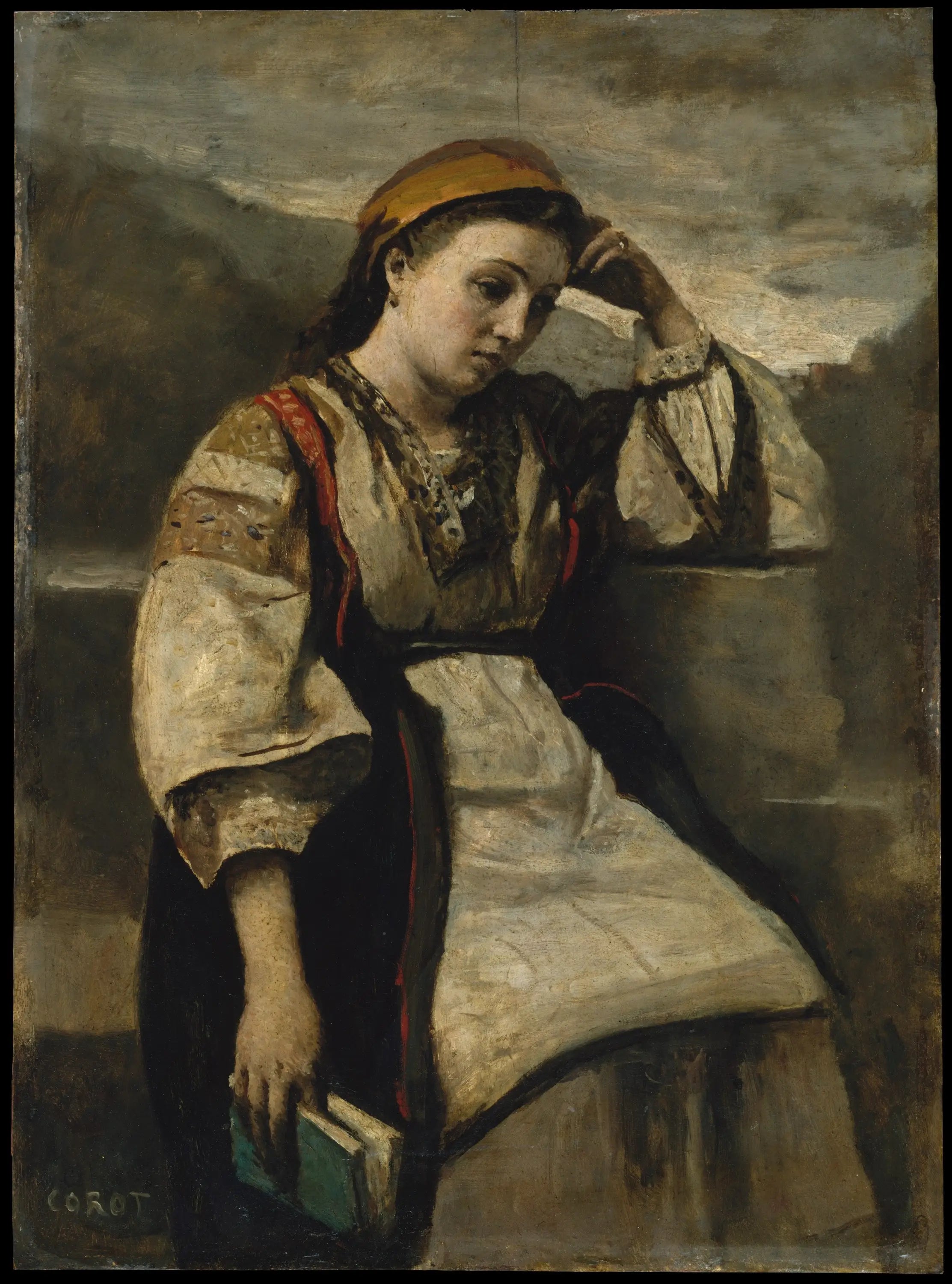 Rêverie - Jean-Baptiste Camille Corot - Alpha Reproduction