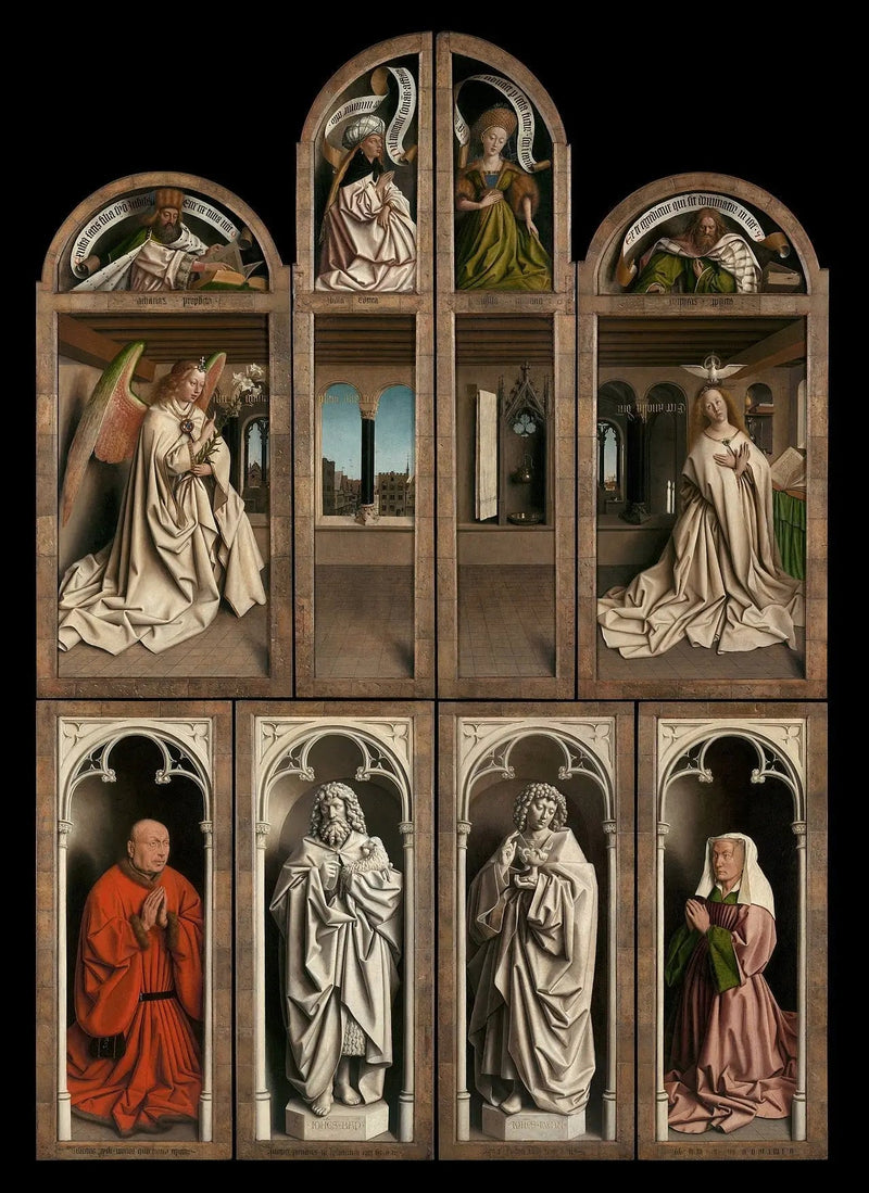 Rull av persienner. Innvendig av rommet. - Jan van Eyck

Source:
Revers des volets. Intérieur de Chambre. - Jan van Eyck