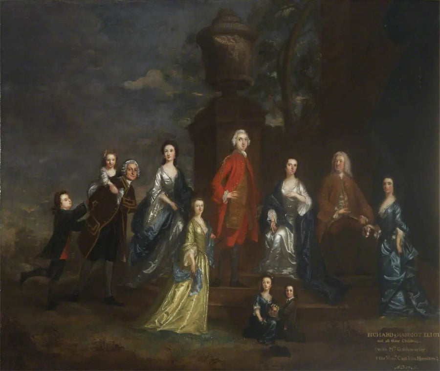 Richard Eliot og familien hans - Joshua Reynolds