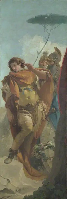 Rinaldo forvandles til Skjoldets Skam - Giovanni Battista Tiepolo