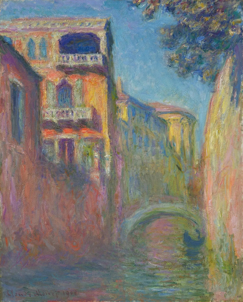 Le Rio de la Salute - Claude Monet