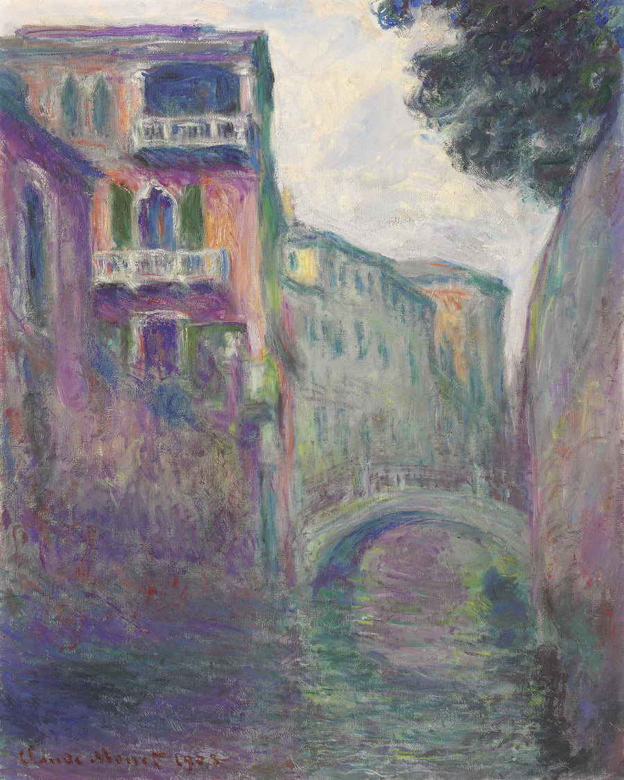 Rio de la Salute, privat samling W1761 - Claude Monet