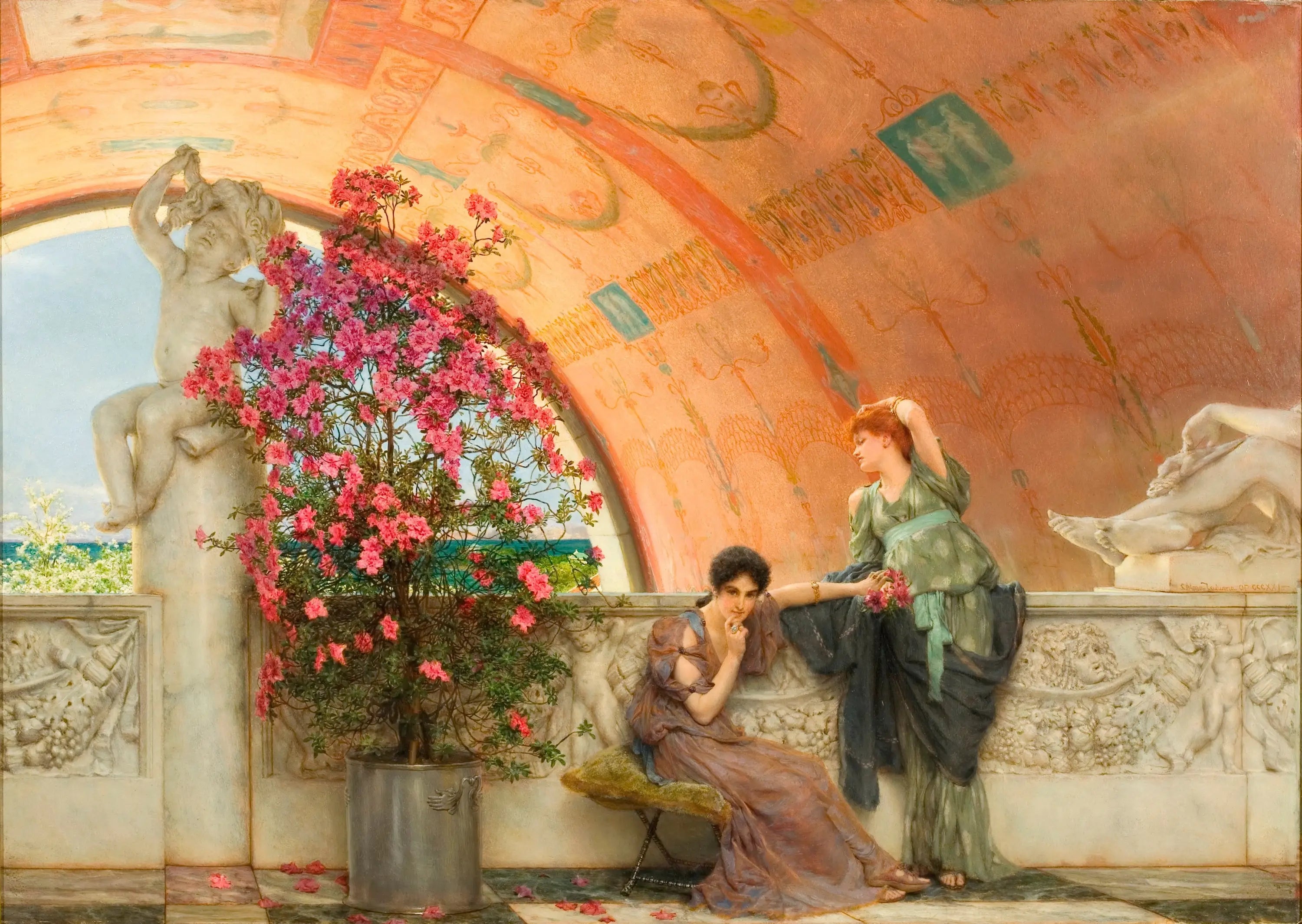 Rivaux inconscients - Lawrence Alma-Tadema - Alpha Reproduction