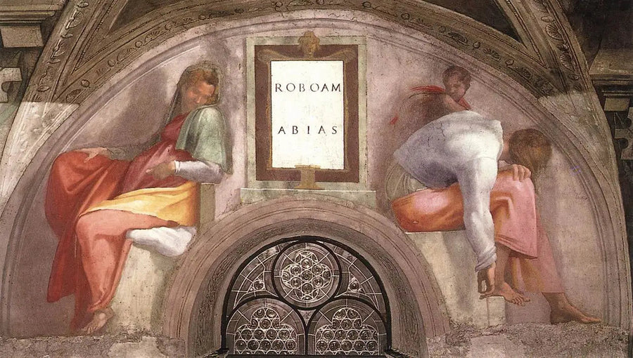 Roboam og Abia - Michelangelo