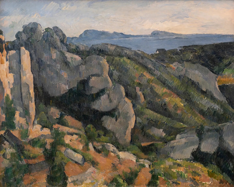 Rocks at l'Estaque - Paul Cézanne