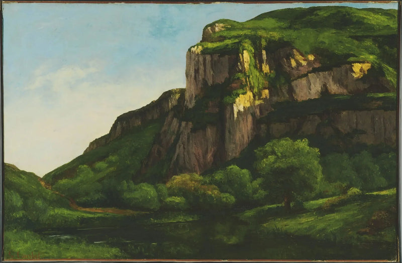 Mouthier-klipperne - Gustave Courbet