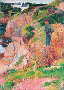Rocks ved bredden av Aven - Henry Moret