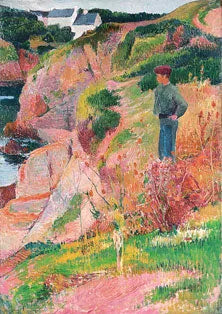 Rocks ved bredden av Aven - Henry Moret