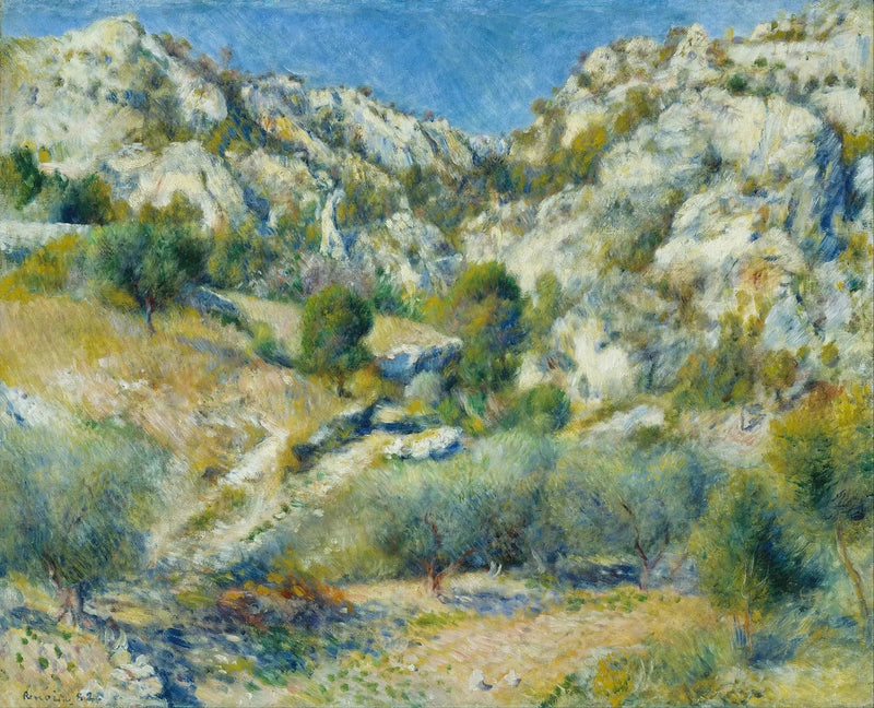Klipper ved l'Estaque - Pierre-Auguste Renoir