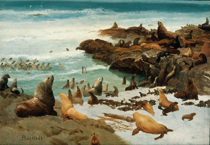 Fossekallklipper, Farallons - Albert Bierstadt

Source:
Rochers des phoques, Farallons - Albert Bierstadt