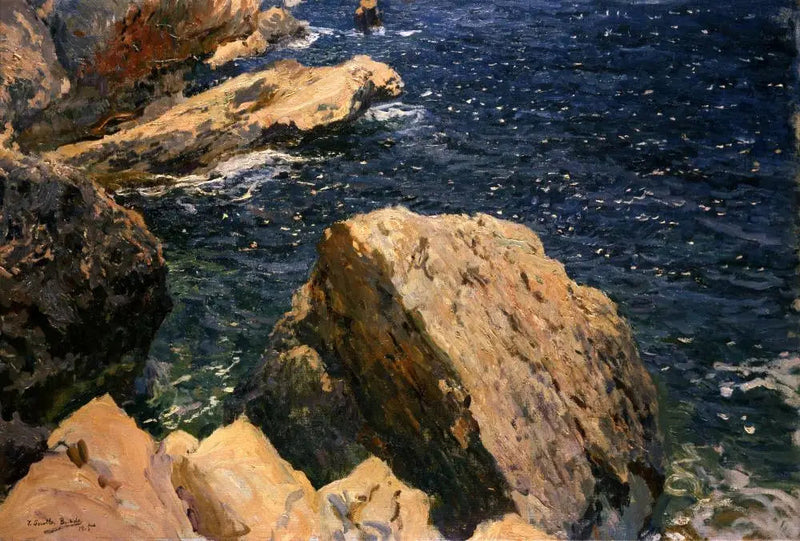 Klipper ved Cap, Jávea - Joaquín Sorolla