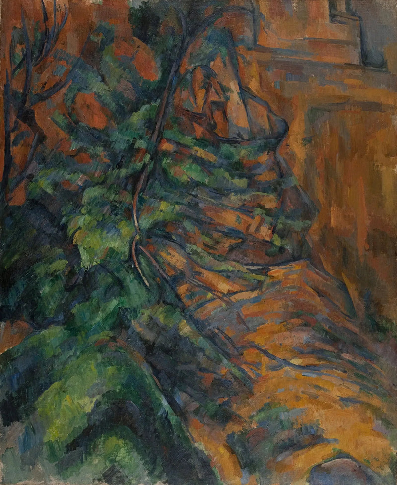 Steiner og greiner ved Bibémus - Paul Cézanne