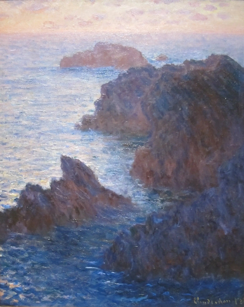 Steiner ved Belle-Île, Port-Domois - Claude Monet