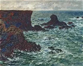 Roches à Port-Coton, le Lion Rock, Belle Ile - Claude Monet