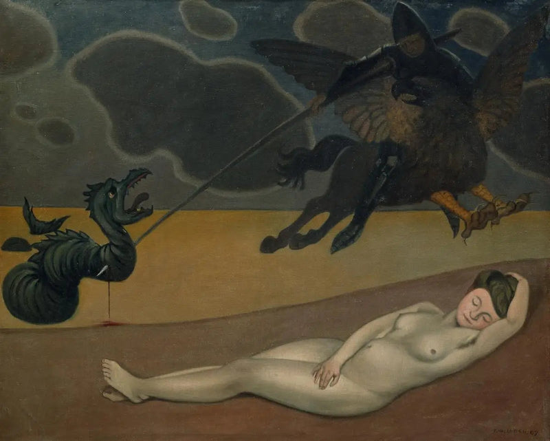 Roger som leverer Angélique - Félix Vallotton

Source:
Roger délivrant Angélique - Félix Vallotton