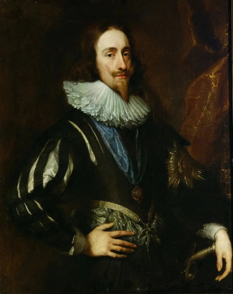 Roi Charles I av England (1600-1649), portrett i tre kvart - Antoine van Dyck

Source:
Roi Charles Ier d'Angleterre (1600-1649), portrait de trois quarts - Antoine van Dyck