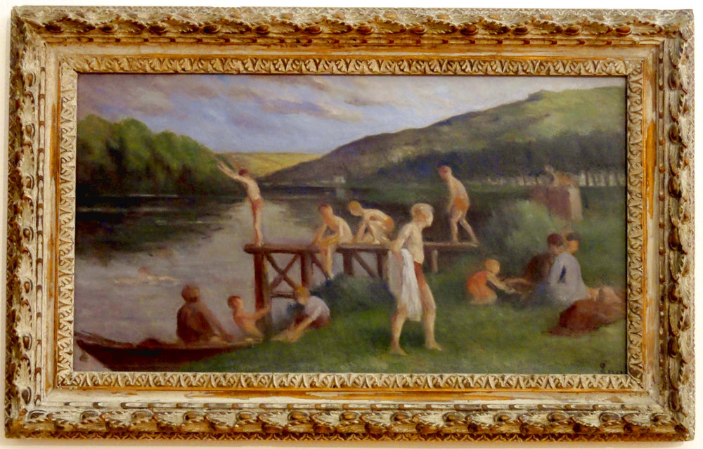 Rolleboise la Baignade - Maximilien Luce - Alpha Reproduction
