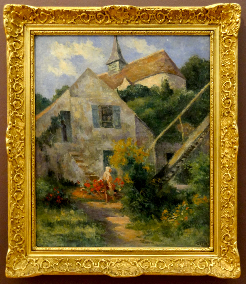 Rolleboise l’église et la maison du peintre - Maximilien Luce - Alpha Reproduction