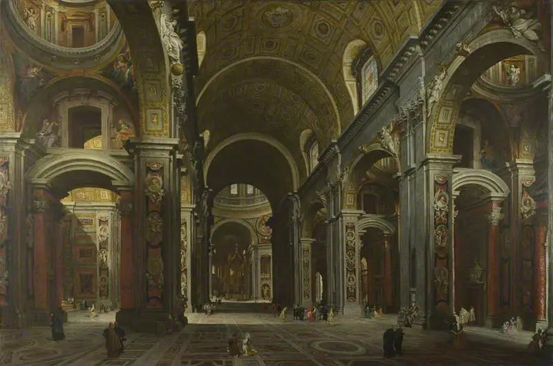 Roma: Interiøret i Peterskirken - Giovanni Paolo Panini

Source:
Rome : L'intérieur de Saint-Pierre - Giovanni Paolo Panini
