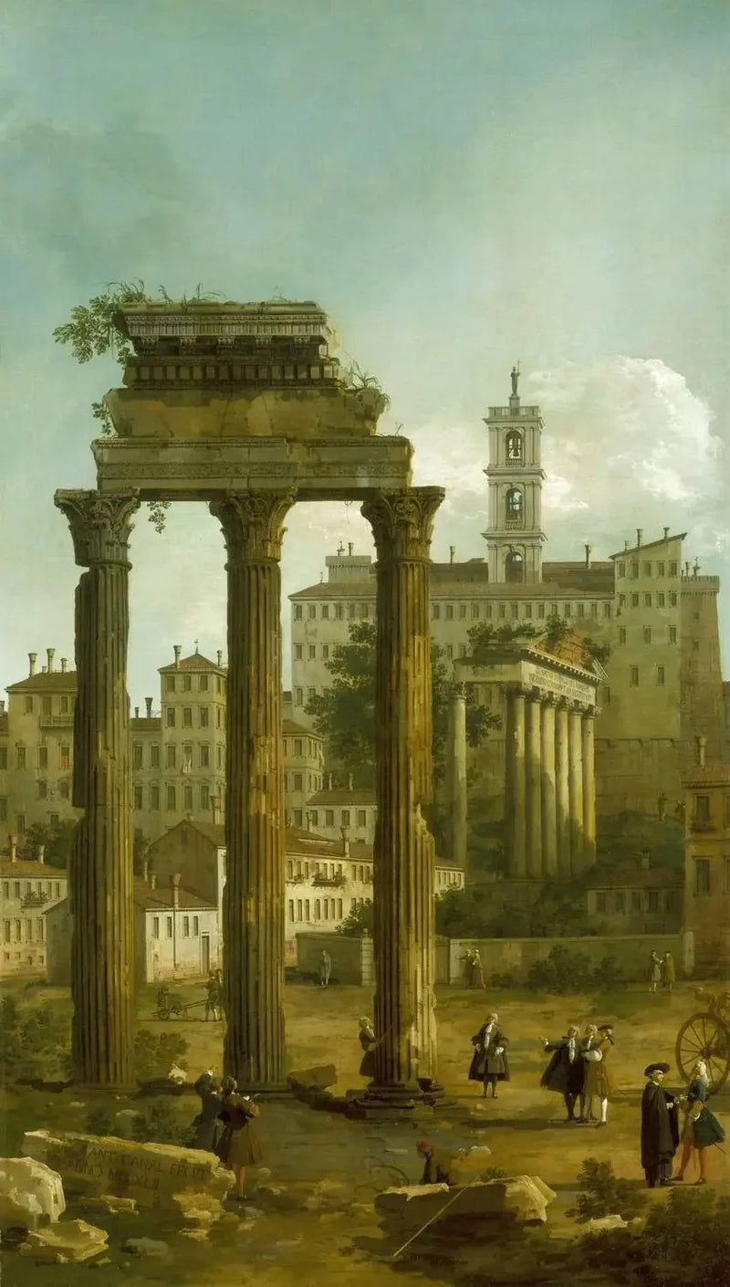 Roma: Ruiner av Forumet sett mot Capitoliumet - Canaletto

Source:
Rome : Ruines du Forum regardant vers le Capitole - Canaletto