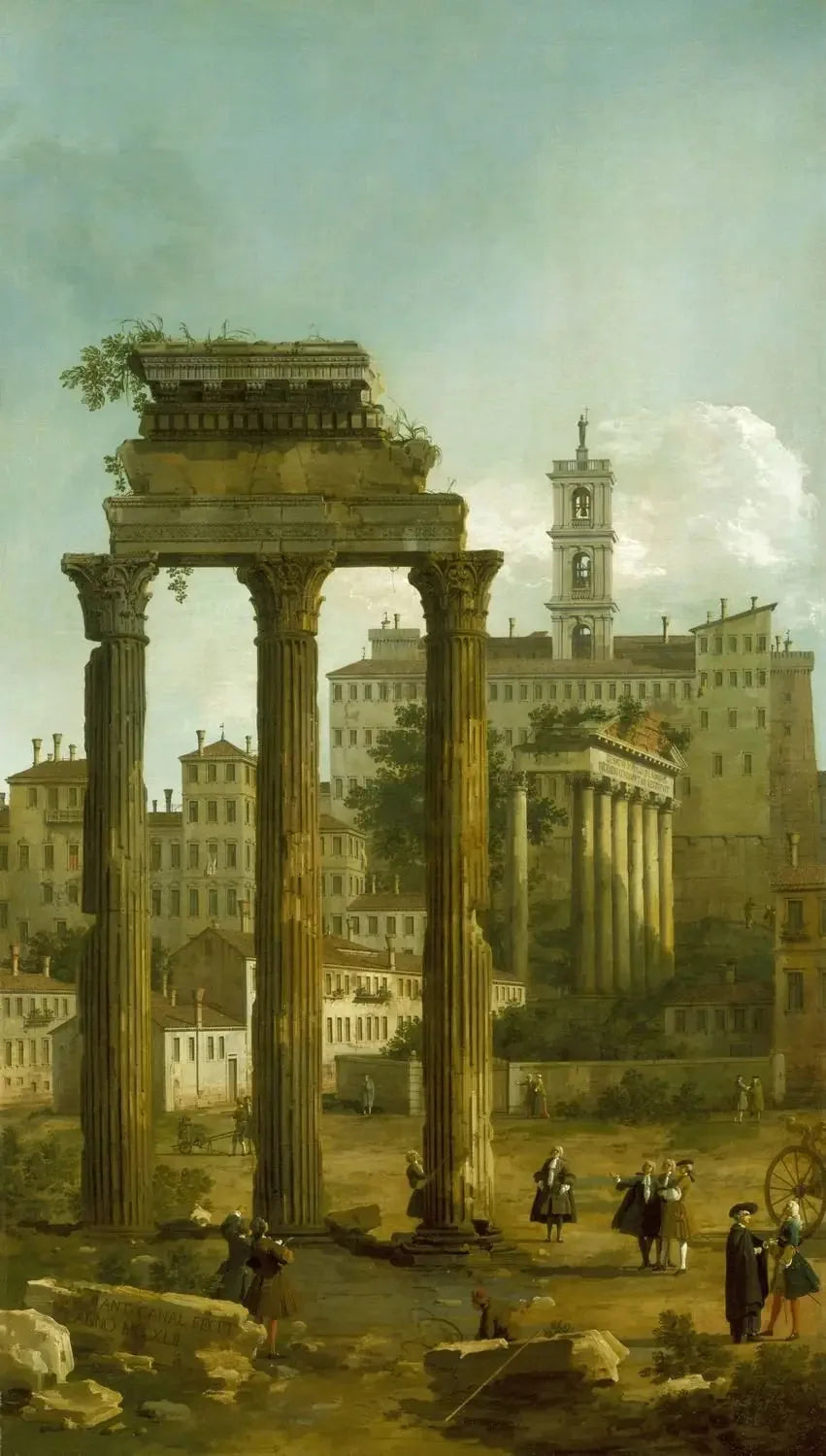 Roma: Ruiner av Forumet sett mot Capitoliumet - Canaletto

Source:
Rome : Ruines du Forum regardant vers le Capitole - Canaletto