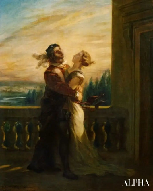 Romeo et Julia - Eugène Delacroix - Reproductions de tableaux et peintures haut de gamme