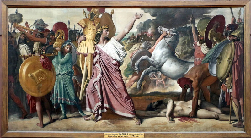 Romulus, vinneren av Acron - Jean-Auguste-Dominique Ingres