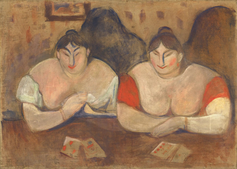 Rosa og Amélie - Edvard Munch