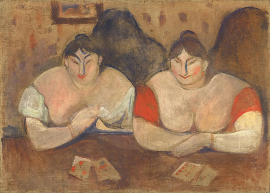 Rosa og Amélie - Edvard Munch