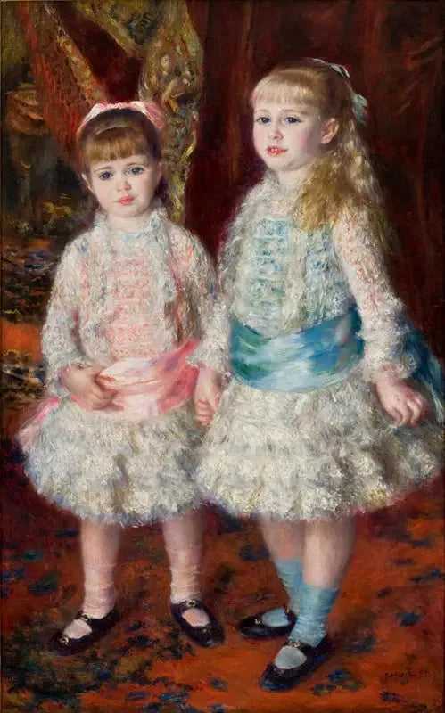 Rose og Blå - Pierre-Auguste Renoir