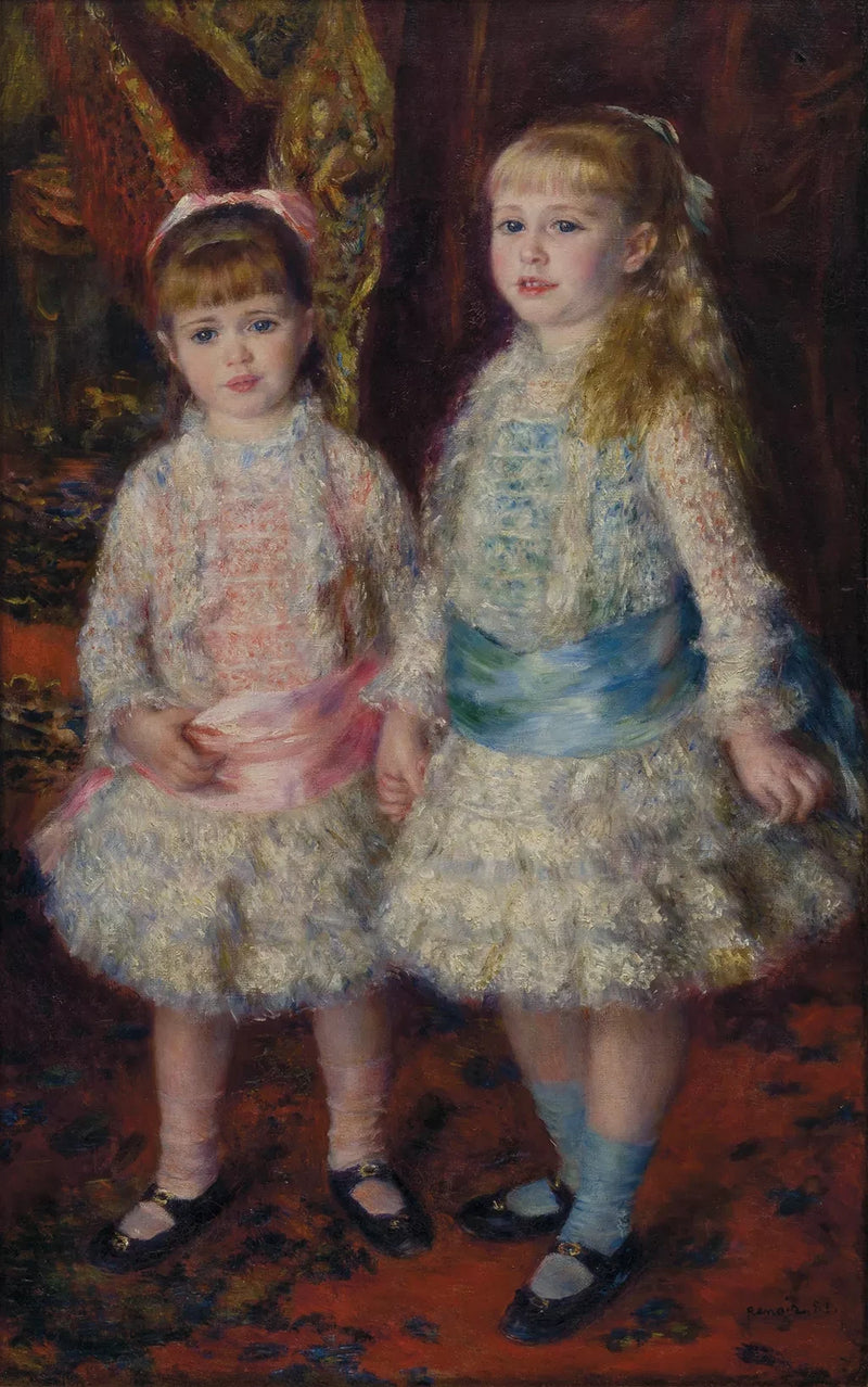 Rose og Blå - Pierre-Auguste Renoir