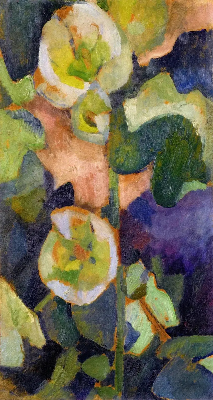 Hvit stokkerose - Robert Delaunay