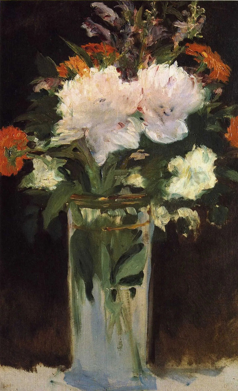 Roser og liljer - Édouard Manet