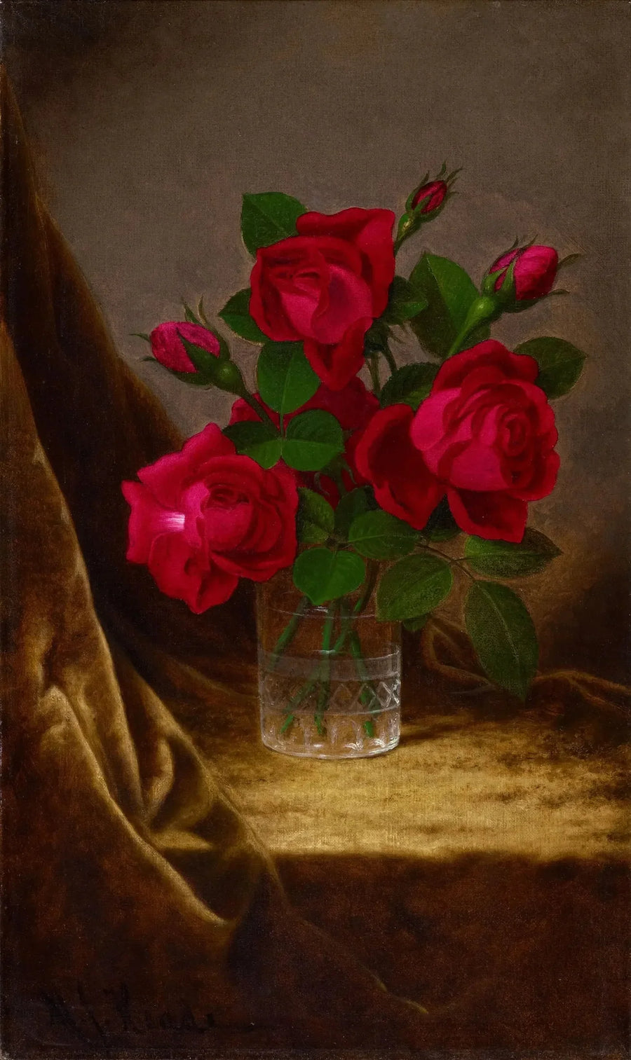 Roses Jacqueminot - Martin Johnson Heade

Source:
Roses Jacqueminot - Martin Johnson Heade