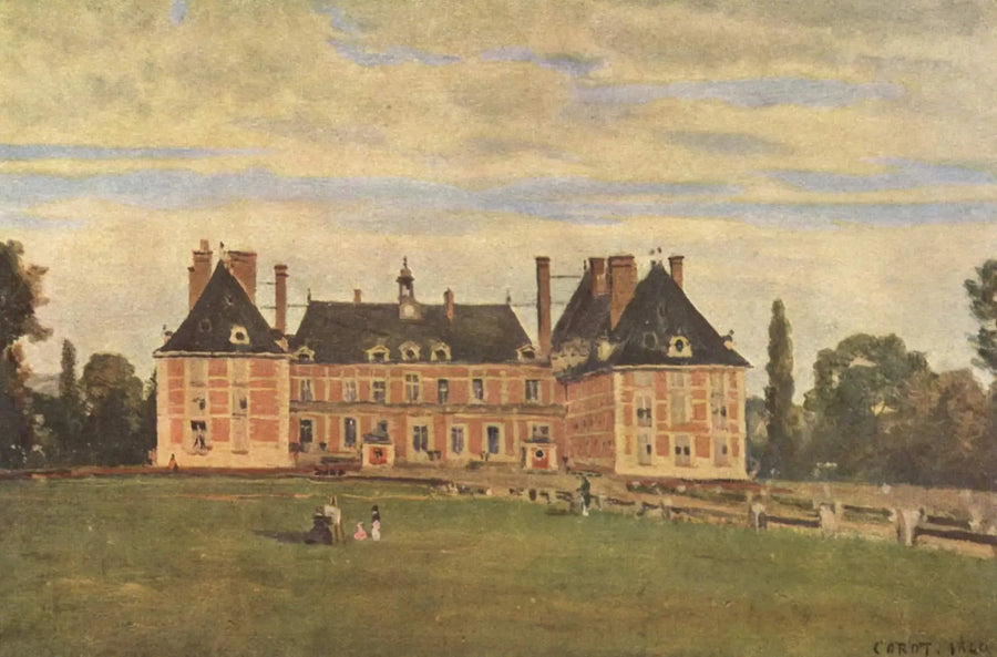 Rosny (Yvelines). Slottet til hertuginnen av Berry - Jean-Baptiste Camille Corot