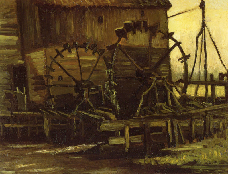 Vannmølle i Gennep - Vincent van Gogh
