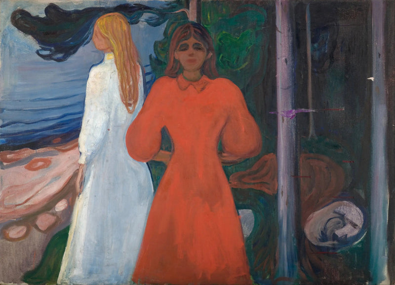 Rød og Hvit - Edvard Munch