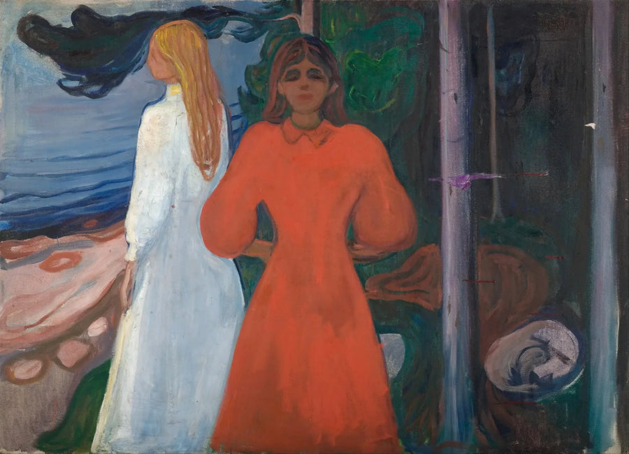 Rød og Hvit - Edvard Munch