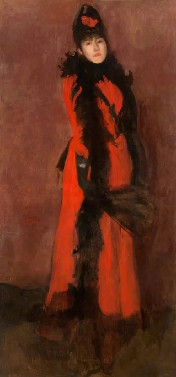 Rød og Svart: Fanen - James Abbott McNeill Whistler