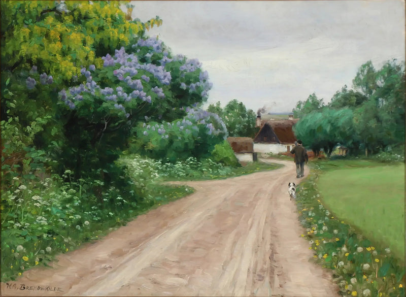  Landsvei med blomstrende syriner og gyldne regn - H. A. Brendekilde

Source:
Route de campagne avec des lilas en fleurs et des pluies dorées - H. A. Brendekilde