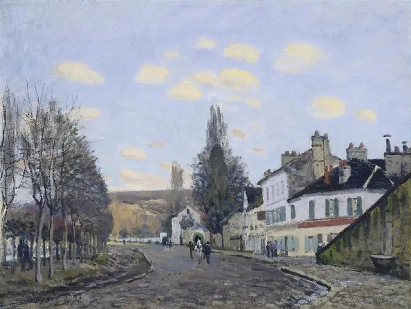 Rute fra Saint-Germain til Marly-le-Roi - Alfred Sisley