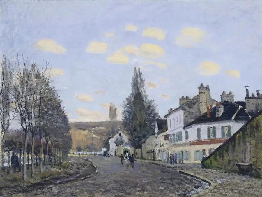 Rute fra Saint-Germain til Marly-le-Roi - Alfred Sisley