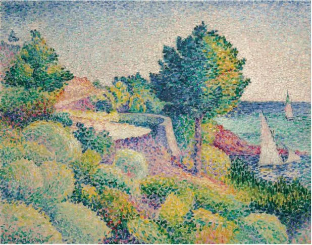 Lavandou-veien mot Saint-Clair - Henri-Edmond Cross