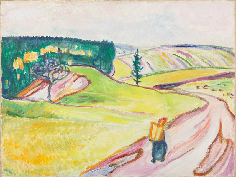 Rute i Thüringen - Edvard Munch
