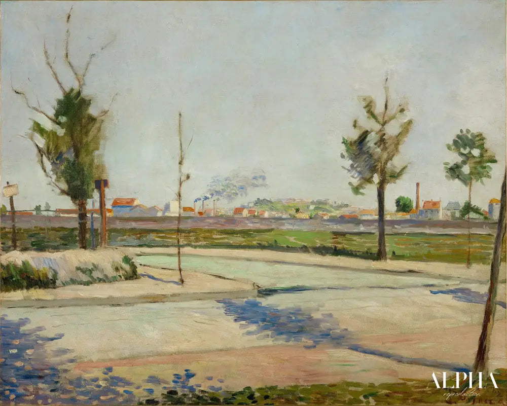 Route vers Gennevilliers - Paul Signac - Reproductions de tableaux et peintures haut de gamme